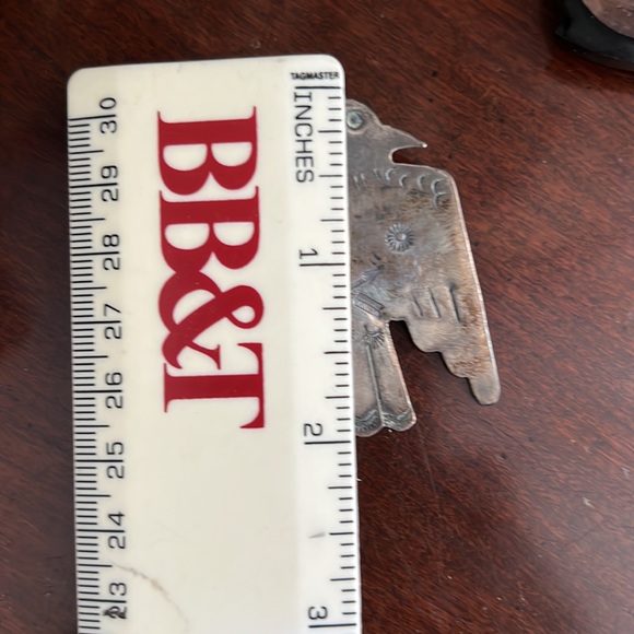 Native American unmarked probably sterling(cleans up like sterling but unmarked - Picture 6 of 7